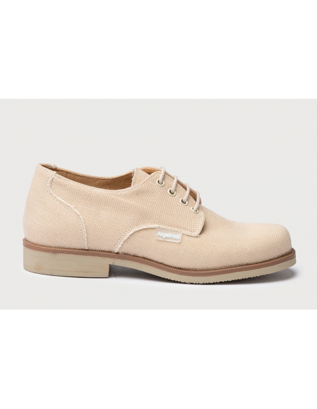 Blucher Niño Lino Angelitos Beige ANG-405B