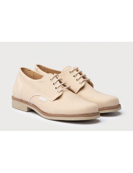 Blucher Niño Lino Angelitos Beige ANG-405B