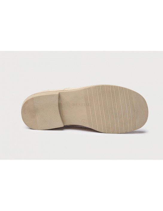 Blucher Niño Lino Angelitos Beige...