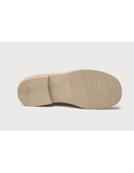 Blucher Niño Lino Angelitos Beige ANG-405B