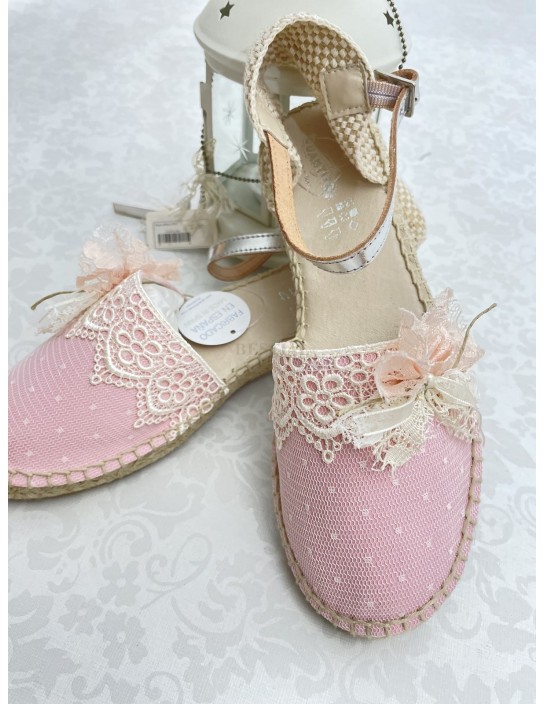 Esparteña Guantitos Mod 31.63 Rosa