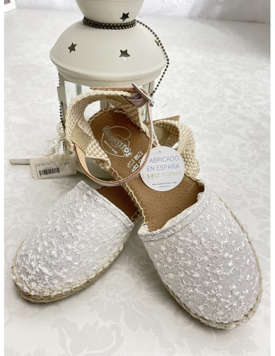 Esparteña Guantitos Mod 31.61 Blanco