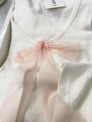 Bata Niña Color Crudo...