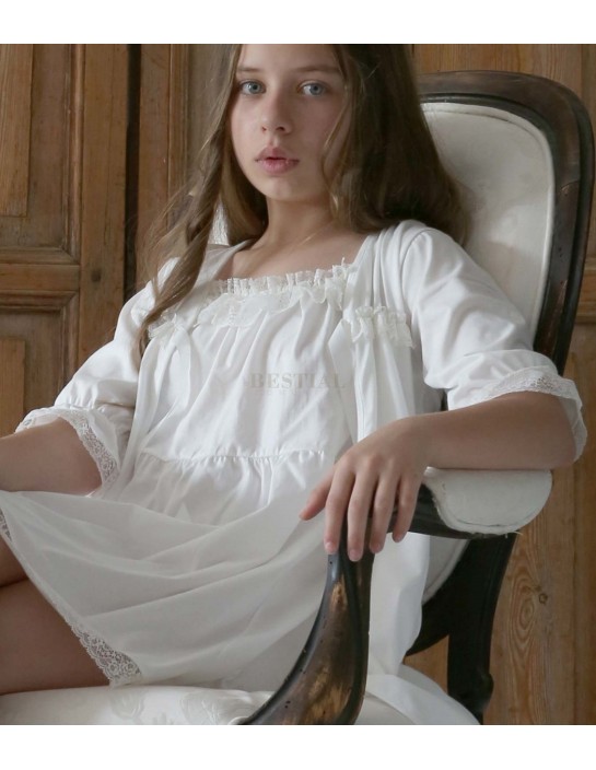 Bata Beige Niña Rapife Mod 5328