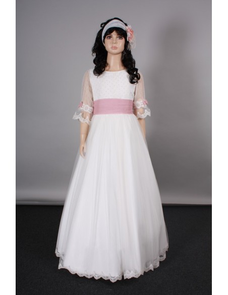 Vestido Comunión Bestial Mod Freesy Plumety 64596