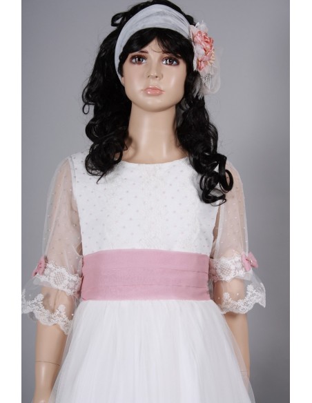 Vestido Comunión Bestial Mod Freesy Plumety 64596