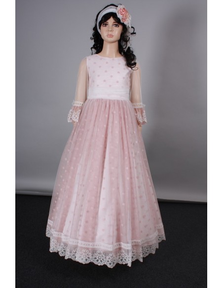 Vestido Comunión Bestial Mod Todo Corazones 64599